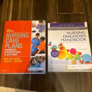 Nursing school- 2 careplan books!